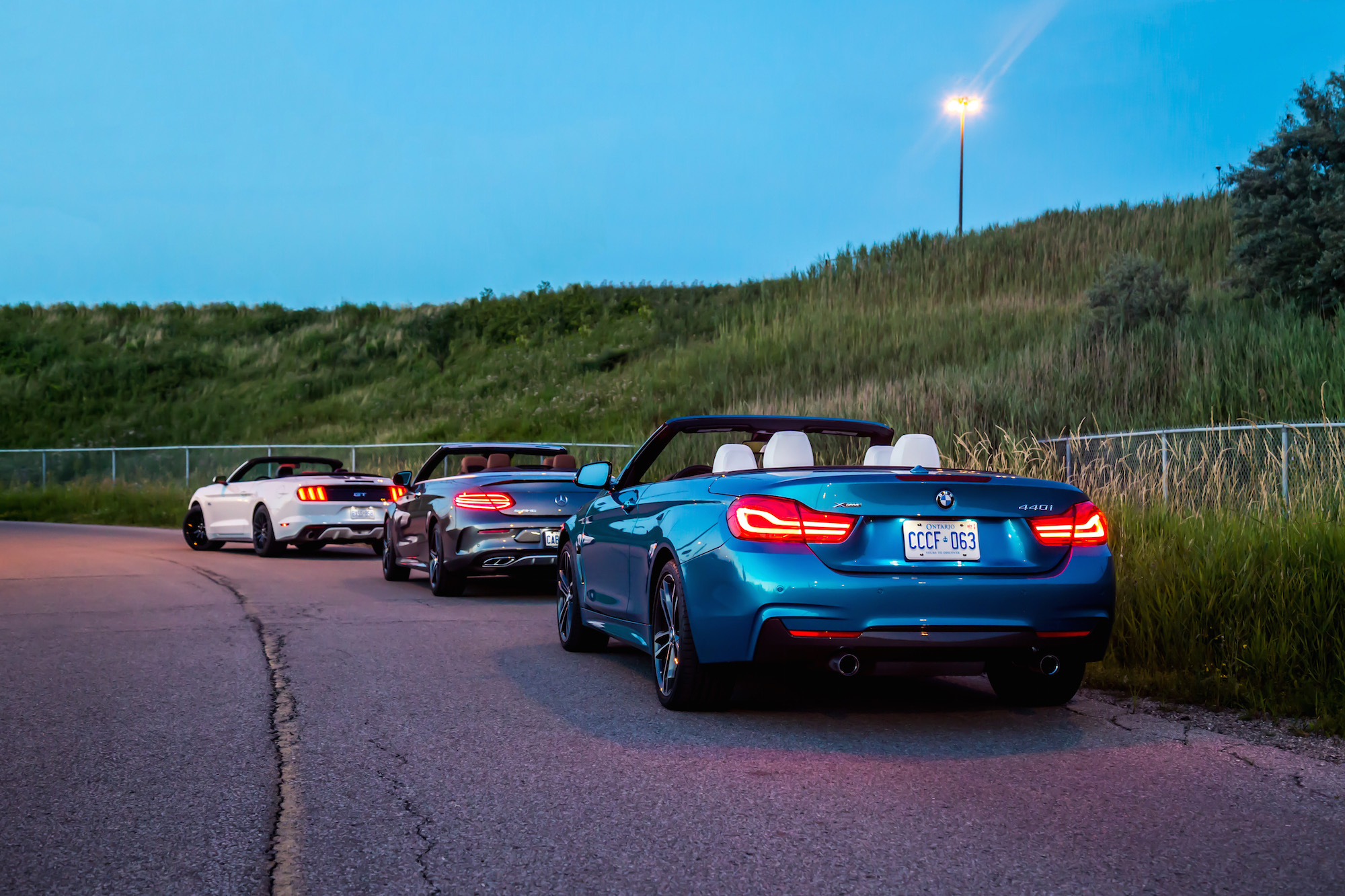 Comparison: BMW 440i xDrive vs. Mercedes-AMG C 43 4MATIC vs. Ford Mustang GT Convertibles